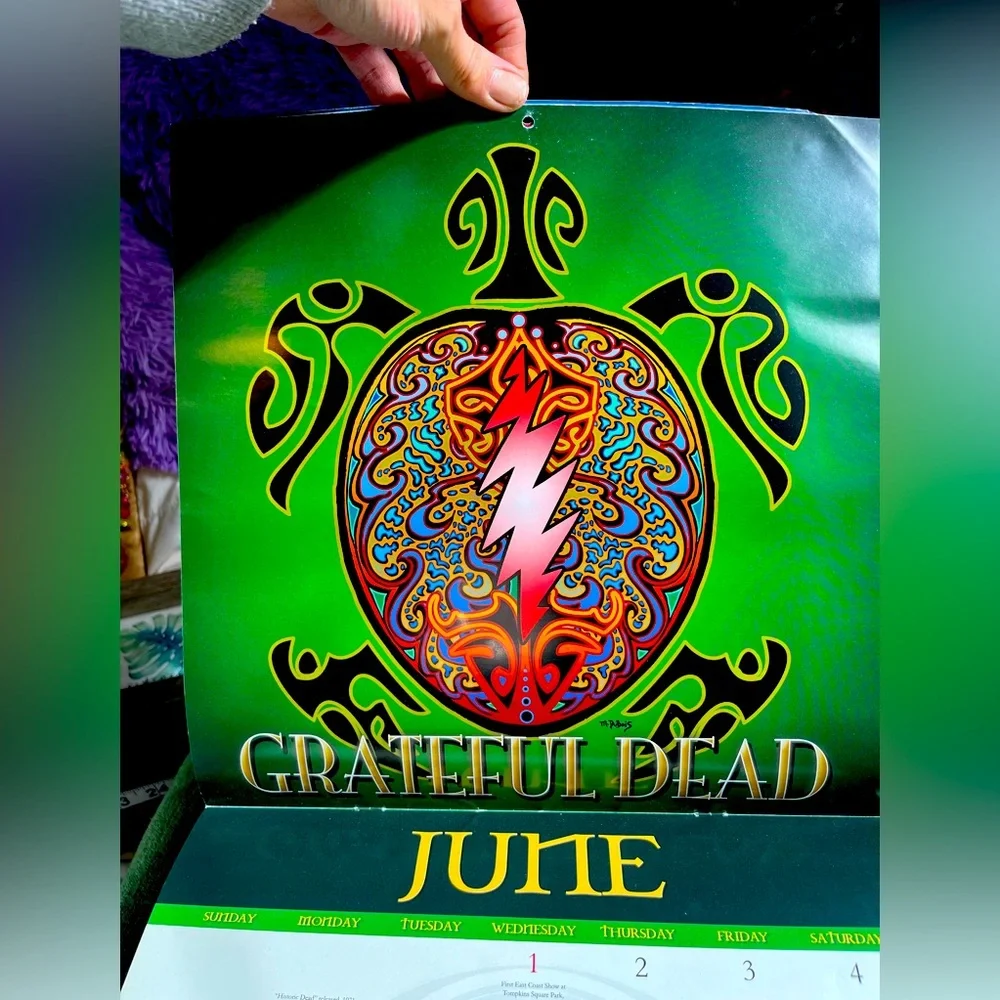 Grateful Dead 2018 Mike DuBois Art Calendar